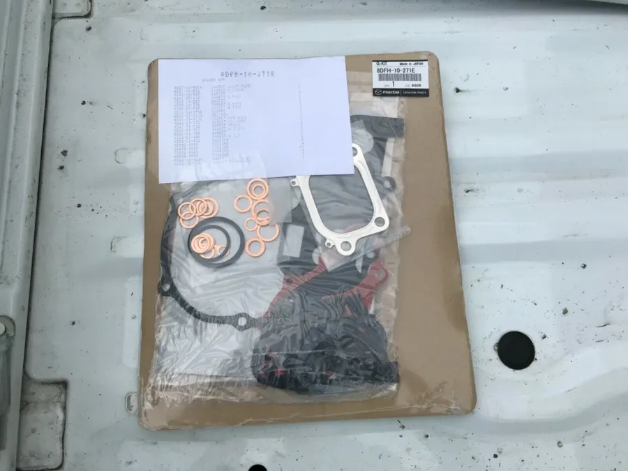 GENUINE Mazda RX7 RX-7 FD3S 13B-REW New Engine gasket set Exhaust manifold set product image