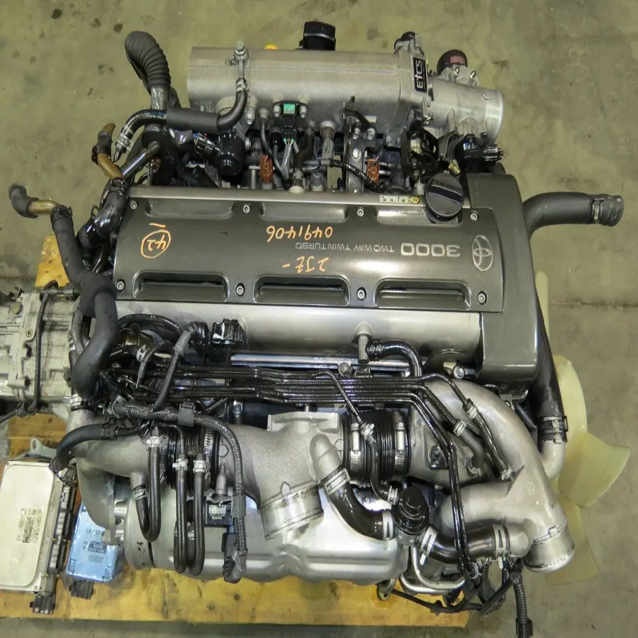 JDM 1JZGTE NON VVTi 2.5L Twin Turbo Engine Supra Chaser 2JZ R161 Trans product image