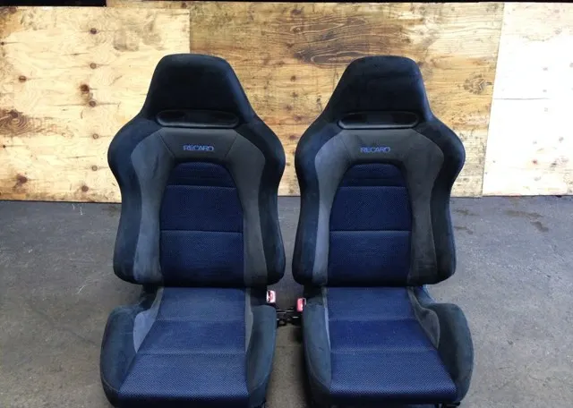 JDM MITSUBISHI LANCER EVOLUTION OEM RECARO SEATS CT9A EVO 8 PAIR product image