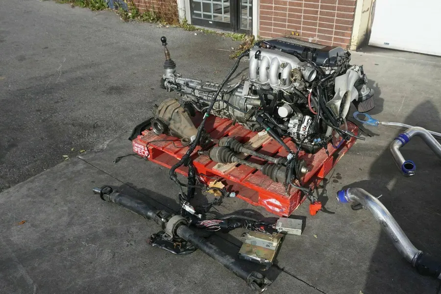 JDM Nissan Silvia SR20DET S15 Engine 6 Speed Transmission 240SX ,Tomei manifold product image