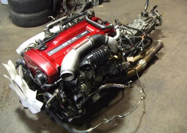 JDM NISSAN SKYLINE GTR RB26DETT R34 ENGINE WITH 6 SPEED GETRAG MT TRANSMISSION product image