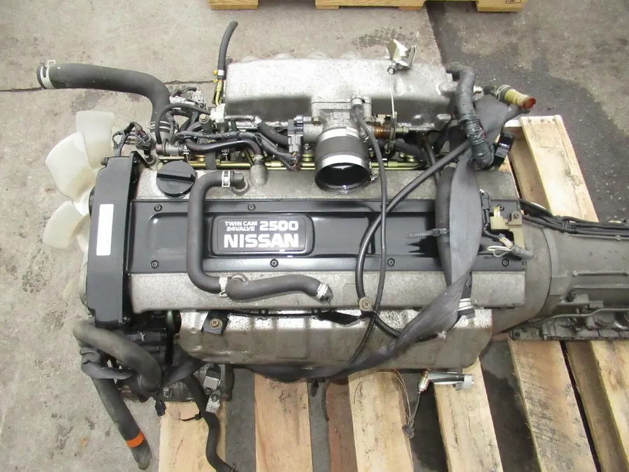 JDM Nissan Skyline RB25DE 2.5L Non Turbo Engine A/T RWD Trans , Ecu , Wiring product image