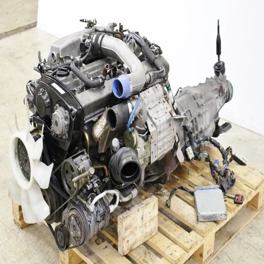 JDM RB25 RB25DET MOTOR 2.5L TURBO ENGINE SKYLINE GTS-T R33 5 SPEED MT TRANS product image