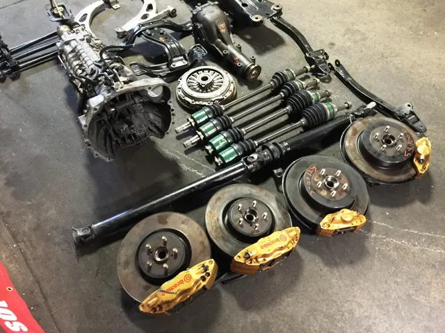 JDM SUBARU STI TY856WB1CA TRANSMISSION BREMBO KIT DIFF SUBFRAME product image