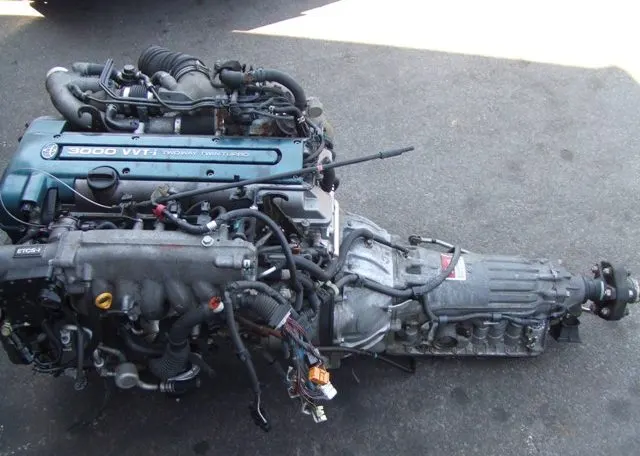 JDM TOYOTA 2JZGTTE VVTI TWIN TURBO 3.0L 6 CYLINDER ENGINE WITH AUTOMATIC TRANSMISSION product image