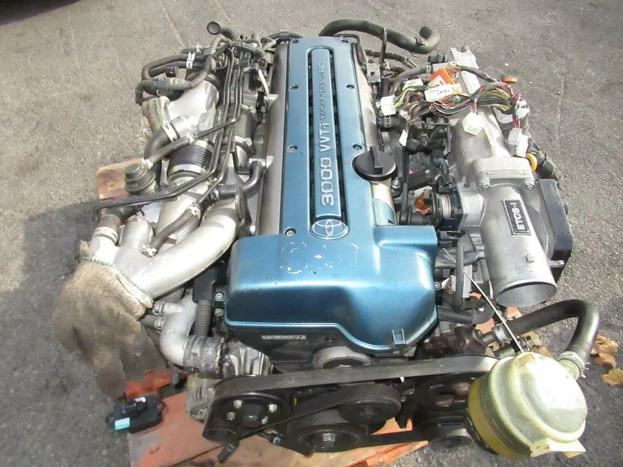 Jdm Toyota Aristo 2JZGTE VVTI Engine Front Sump oil Pan 2JZGTTE Motor * CLEAN * product image