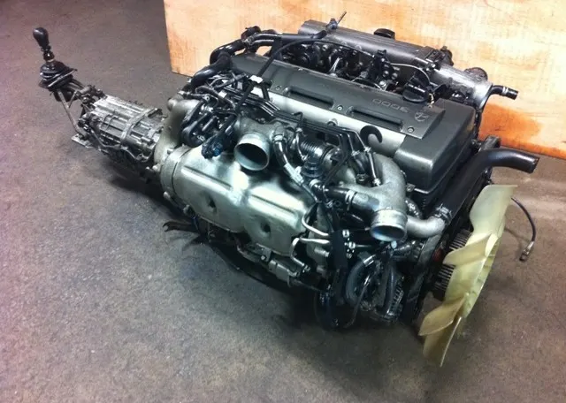 JDM TOYOTA SUPRA 2JZGTTE NON VVTI TWIN TURBO ENGINE 6 SPEED TRANSMISSION GETRAG ECU product image