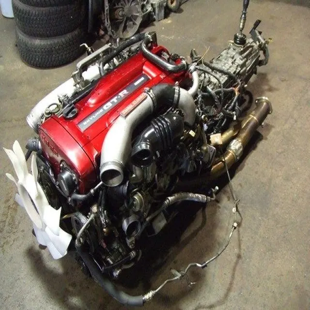 NISSAN SKYLINE JDM RB26 GTR R34 TWIN TURBO DOHC MOTOR LONG BLOCK ECU, WIRING product image
