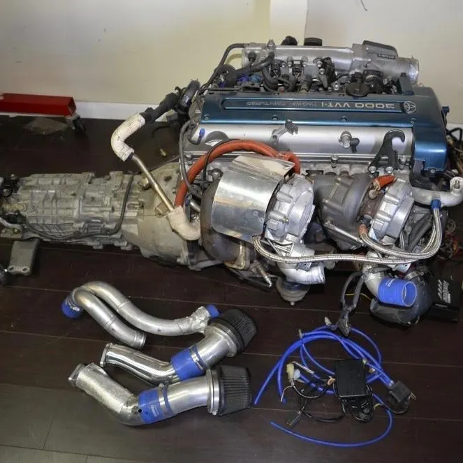 Supra HKS Twin Turbo 6 Speed VVTI Engine 2JZGTE JZA80 Fcon VPro Sard ORC product image